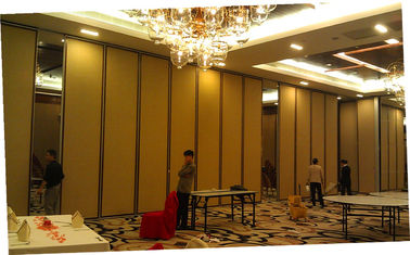 Aluminium Door Track System Acoustic Partition Wall / Sliding Movable Partition Wall Systems