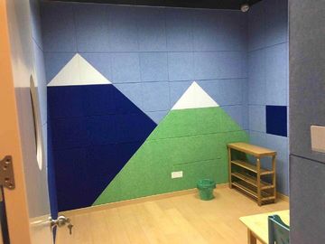 Custom Reduce Noise Acoustic Polyester Acoustic Panels / Theater Polyester Fiber Board