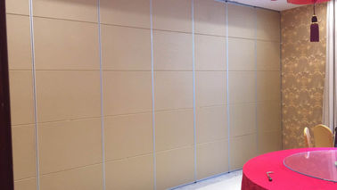 Conference Hall Movable Partition Walls , Sliding Door Roller Interior Sound Proof Wall Dividers