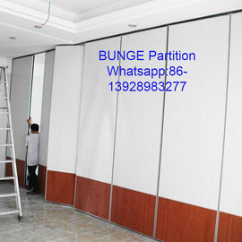 Office Movable Partition Walls / Acoustical Operable Folding Panel Partition