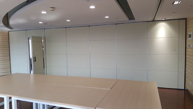 Conference Room Folding Operable Partition Walls Aluminum Hanging Suspension System