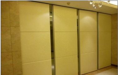 Classroom Sound Proof Partitions , Aluminium Frame Sliding Folding Wall Dividers