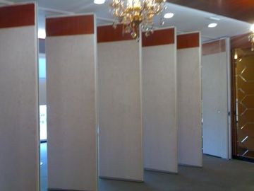 Restaurant Acoustic Partition Wall , Floor To Ceiling Aluminium Operable Wall Systems