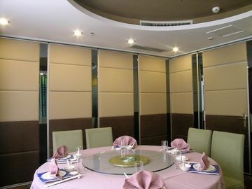 Soundproof Mobile Movable Wall Partitions Melamine Finishing 500 - 1200 mm Width