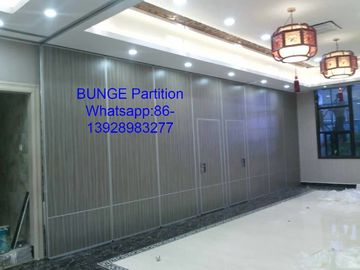 Acoustical Mobile Folding Sliding Partition / Classroom Wall Partitions