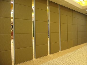 Modern Acoustic Movable Partition Walls / Sliding Folding Partition 3.65 Meters Height