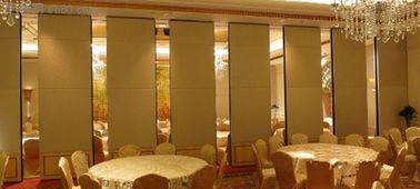 Custom Movable Partition Walls System With Aluminium Frame Sliding Track Roller