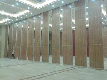 Decorative Commercial Sliding Sound Proof Partition Walls Divide Space For Restaurant