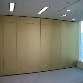 Melamine Acoustic Partition Wall For Function Hall , Sliding Soundproof Room Dividers
