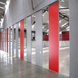 Melamine Acoustic Partition Wall For Function Hall , Sliding Soundproof Room Dividers