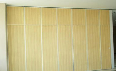 Modern Wood Dividers Folding Partition Walls Sliding Aluminium Track Roller