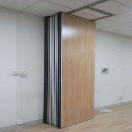 Sliding Fireproof Acoustic Partition Wall Full Height Aluminum Active Laminate Surface