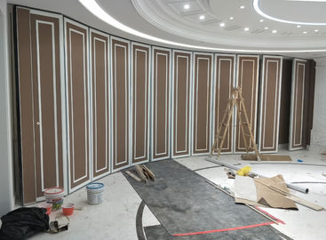 Custom Movable Sound Proof Walls For Dancing Room , Sliding Aluminium Track Operable Wall Systems