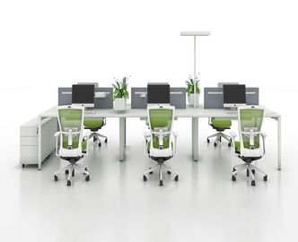 Detachable Modular Workstation Office Furniture Partitions , Office Desk Cubicle