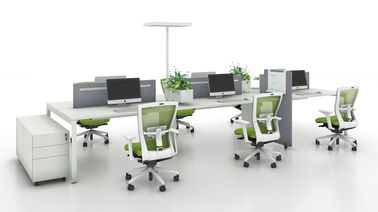 Detachable Modular Workstation Office Furniture Partitions , Office Desk Cubicle