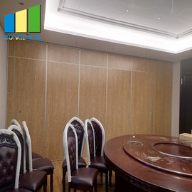 Removable Wooden Soundproofing Folding Partition Walls / Banquet Hall Partitions