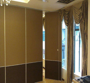 Folding Soundproof Conference Room Office Partition Walls With Flexible Hanging System