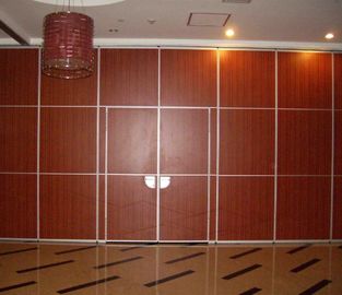 2000 Meter Height Soundproof Partition Wall / Hotel Movable Wooden Wall Dividers