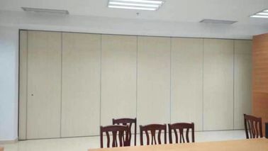Sound Proof Material Wooden Office Sliding Partition Walls For Conference Hall