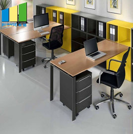 Simple Melamine Office Furniture Partitions Environment - Friendly PE Painting