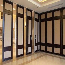 Acoustic Operable Sliding Foldable Partition Wall Panels MDF Laminate Finish