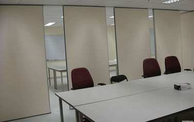 Sound Proof Acoustic Room Dividers , Floor or Ceiling Folding Partition Wall