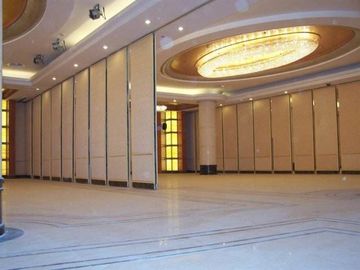 Modern Hotel Partition Wall / Soundproof Sliding Partition Wall