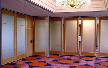 Aluminum Acoustic Movable Partition Walls / Function Room Sliding Folding Partition