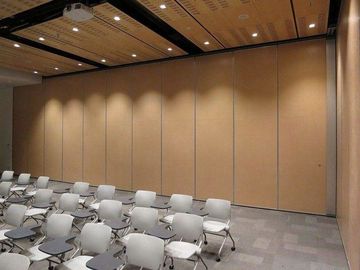 Office Full Height Acoustic Sliding Partition Walls / Movable Room Dividers