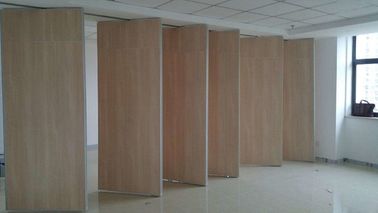 Banqueting Hall Sliding Partition Walls Door Soundproof Wooden With Fabric Surface