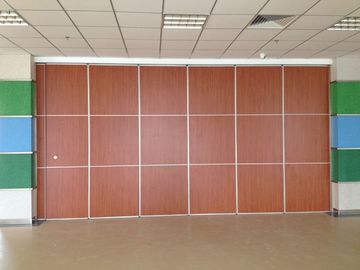 Aluminum Acoustic Movable Partition Walls / Function Room Sliding Folding Partition