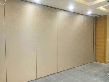 Aluminum Acoustic Movable Partition Walls / Function Room Sliding Folding Partition