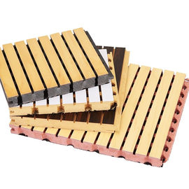 Fireproof Veneer Sound Absorbing Boards For Walls And Ceilings 2440mm * 133 mm