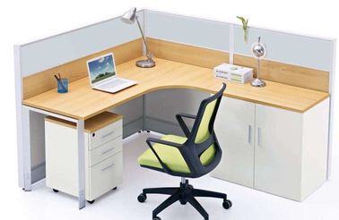 Anti - Dirty School And Office Furniture Partitions , 6 Person Office Desk