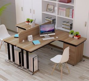 Anti - Water Office Furniture Partitions / 4 Person Office Workstation