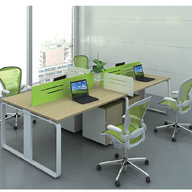 Modular Office Cubicle Workstations Modern Board Wall Partition Customized Size