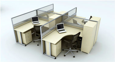 Simple Office Furniture Partitions , Meeting Room Computer Workstation Furniture