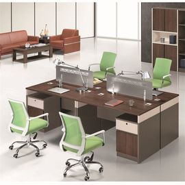 Interior Design Office Workstation Partition Veneer Finish Standard Size