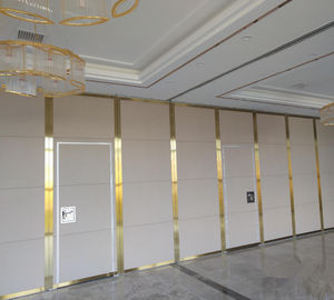 Laminate Finished Aluminium Frame Folding Partition Walls For Restaurant