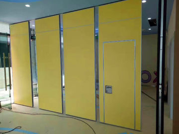 Acoustic Movable Partition Walls , Hanging System Restaurant Room Dividers