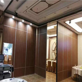 Custom Banquet Hall Soundproof Partition Wall , Folding Room Partitions