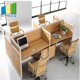 30mm Partition Panel Office Workstation Desk With Cubicles Standard Size