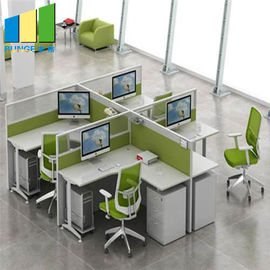 30mm Partition Panel Office Workstation Desk With Cubicles Standard Size