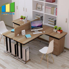 Fashion 60mm Thickness Office Furniture Partitions / Staff Cubicle Workstation