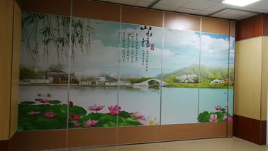 Hotel Removable Sliding Acoustic Partition Wall Collision Resistant