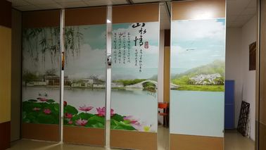 Hotel Removable Sliding Acoustic Partition Wall Collision Resistant