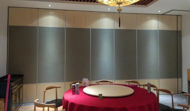 85mm Thickness Aluminum Frame Movable Partition Wall Systems For Restaurant