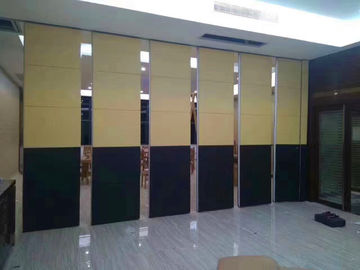 Melamine Surface Operable Sliding Partition Walls For Gym OEM Service