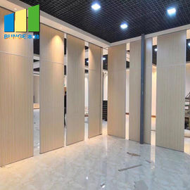 Aluminum Fire Resistant Acoustic Movable Partition Sliding Door For Hotel