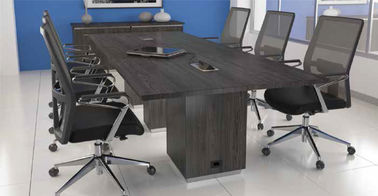 Commercial MFC Melamine Wooden Office Furniture Partitions / Boardroom Conference Table